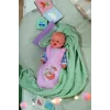 Spací vak pre bábiky ZAPF BABY born Schlafsack Flower, látka, skladací, pre deti od 3 rokov
