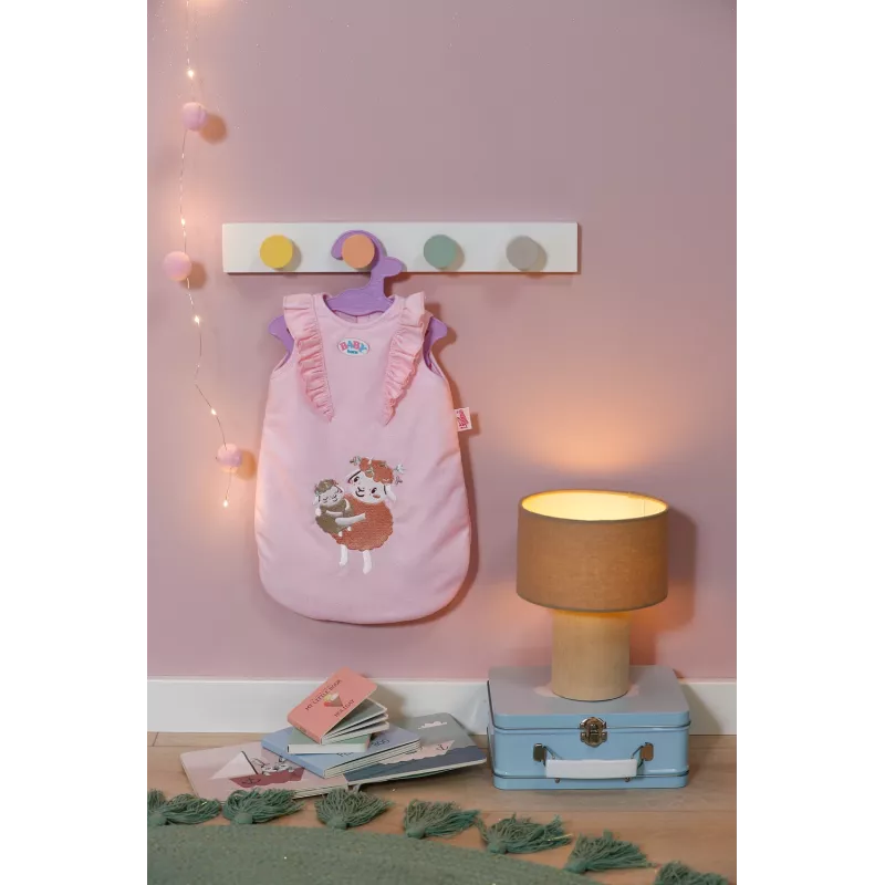 Spací vak pre bábiky ZAPF BABY born Schlafsack Flower, látka, skladací, pre deti od 3 rokov