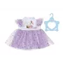 Šaty pre bábiky ZAPF BABY born Lila Tutu-Kleid pre 43 cm bábiky, látka, viacfarebná, skladacia, vek 3+