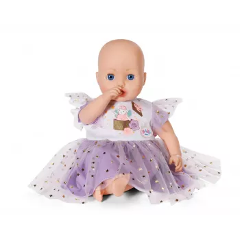 Šaty pre bábiky ZAPF BABY born Lila Tutu-Kleid pre 43 cm bábiky, látka, viacfarebná, skladacia, vek 3+