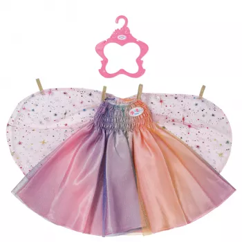 Nočná košeľa pre bábiky ZAPF BABY born Rainbow-Nachthemd pre 3–12 rokov, textil, viacfarebná, skladacia