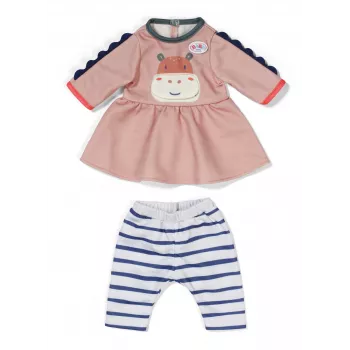 Šaty pre bábiky ZAPF BABY born Kleid Dschungel pre 36 cm bábiky, viacfarebné, skladacie, od 1 roka