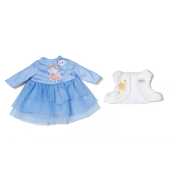 Šaty pre bábiky ZAPF BABY born Winterkleid pre 36 cm bábiky, viacfarebné, skladacie, vek 1+