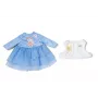 Šaty pre bábiky ZAPF BABY born Winterkleid pre 36 cm bábiky, viacfarebné, skladacie, vek 1+