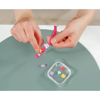 Bábikové šaty ZAPF BABY born šaty s Pinplay pre 43 cm bábiku, viacfarebné, skladacie, vek 3+