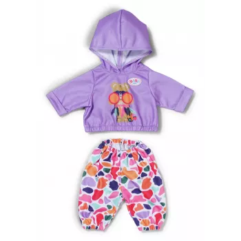 Sada oblečenia pre bábiky ZAPF BABY born Hoodie Outfit pre 43 cm bábiky, viacfarebná, odporúčaný vek 3+