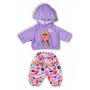 Sada oblečenia pre bábiky ZAPF BABY born Hoodie Outfit pre 43 cm bábiky, viacfarebná, odporúčaný vek 3+