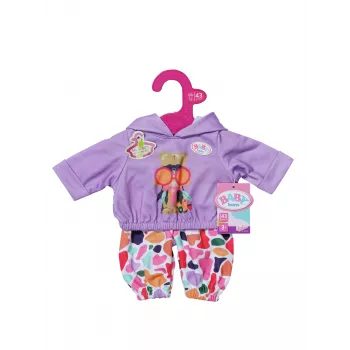 Sada oblečenia pre bábiky ZAPF BABY born Hoodie Outfit pre 43 cm bábiky, viacfarebná, odporúčaný vek 3+