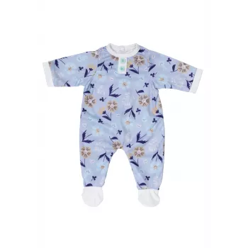 Bábikový overal ZAPF BABY born overal modrý pre 43 cm bábiky, látka, skladací, vek 3+