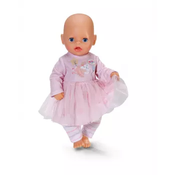 Sada oblečenia pre bábiky ZAPF BABY born Kleid Rose pre 36 cm bábiky, viacfarebná, skladacia, vek 1+