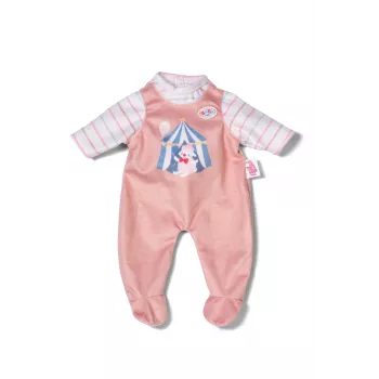 Overal pre bábiky ZAPF BABY born Romper Apricot pre 36 cm bábiky, látka, viacfarebný, skladací, vek 1+