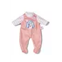 Overal pre bábiky ZAPF BABY born Romper Apricot pre 36 cm bábiky, látka, viacfarebný, skladací, vek 1+