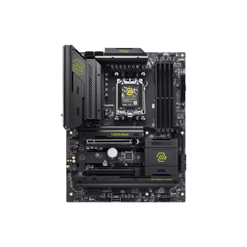 Základná doska MSI MAG B850 TOMAHAWK WIFI, AMD B850, socket AM5, ATX, DDR5, 4× DIMM, až do 256 GB, 5 GbE, Wi‑Fi 7