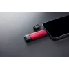 Externý SSD Kingston 2 TB Dual USB-A/USB-C, USB 3.2 Gen 2, čítanie 1050 MB/s, zápis 950 MB/s, čierna/červená