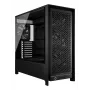 PC skriňa Miditower CORSAIR FRAME 5000D RS — čierna, podpora ATX/EATX, 3x 140-mm predné ventilátory, tvrdené sklo, 250×556×542 mm