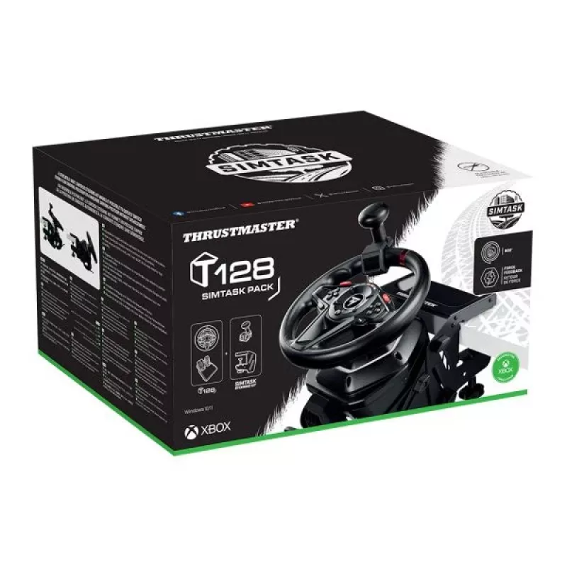 Thrustmaster T128 čierny USB volant + pedále analog PC, Xbox One, Xbox Series S, Xbox Series X