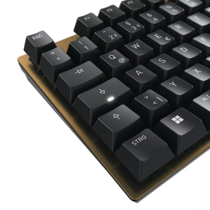 CHERRY KC 200 MX klávesnica univerzálna USB QWERTZ nemecká čierna, bronzová