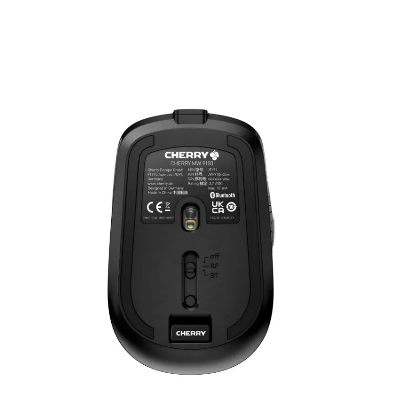 CHERRY MW 9100 myš kancelárska obojručná RF bezdrôtová + Bluetooth 2400 DPI