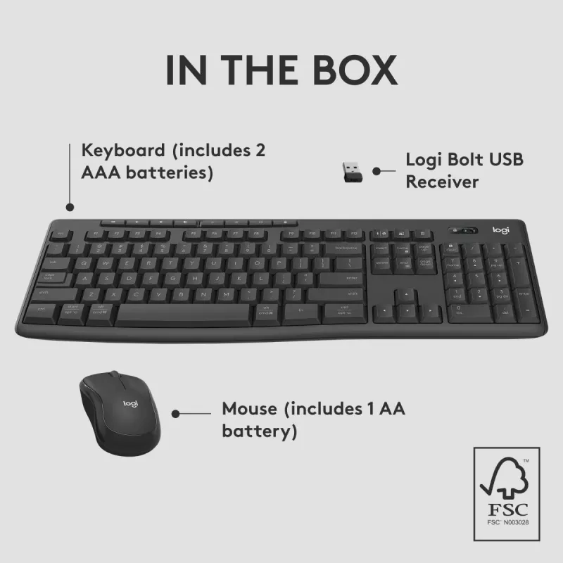 Logitech MK370 Combo for Business bezdrôtová klávesnica a myš Full-size QWERTZ