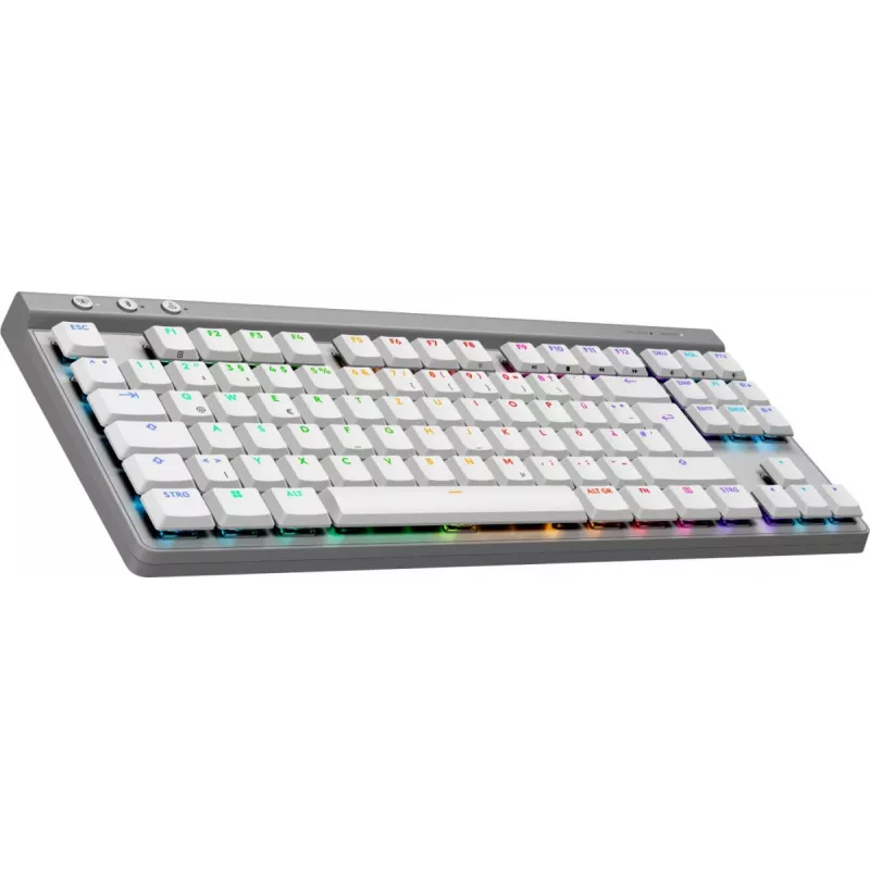 Logitech G515 LIGHTSPEED TKL bezdrôtová herná klávesnica, QWERTZ nemecká, biela