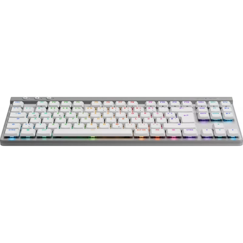 Logitech G515 LIGHTSPEED TKL bezdrôtová herná klávesnica, QWERTZ nemecká, biela