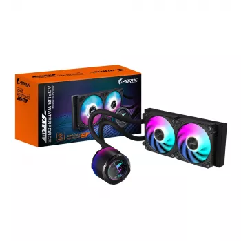 All-in-one kvapalinový chladič GIGABYTE AORUS WATERFORCE X II 240 2x120mm ARGB ventilátory