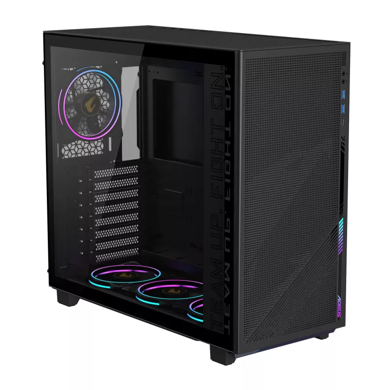 PC skriňa GIGABYTE C400 Midi Tower čierna