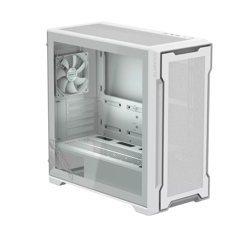 PC skriňa GIGABYTE C102 GLASS Midi Tower biela