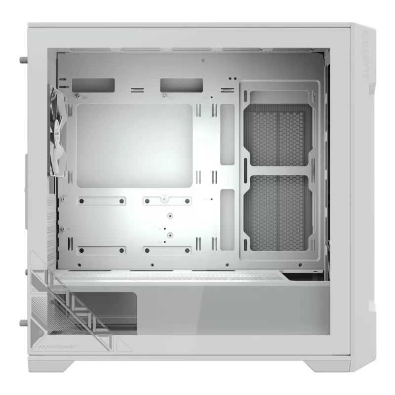 PC skriňa GIGABYTE C102 GLASS Midi Tower biela
