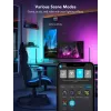 Sada inteligentného osvetlenia Govee H6047, Wi‑Fi/Bluetooth, 12V 24W, čierna, 5 ks
