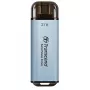 TRANSCEND Esd300c - 2TB prenosný SSD - USB Type-C - 3D NAND Flash - nebesky modrá