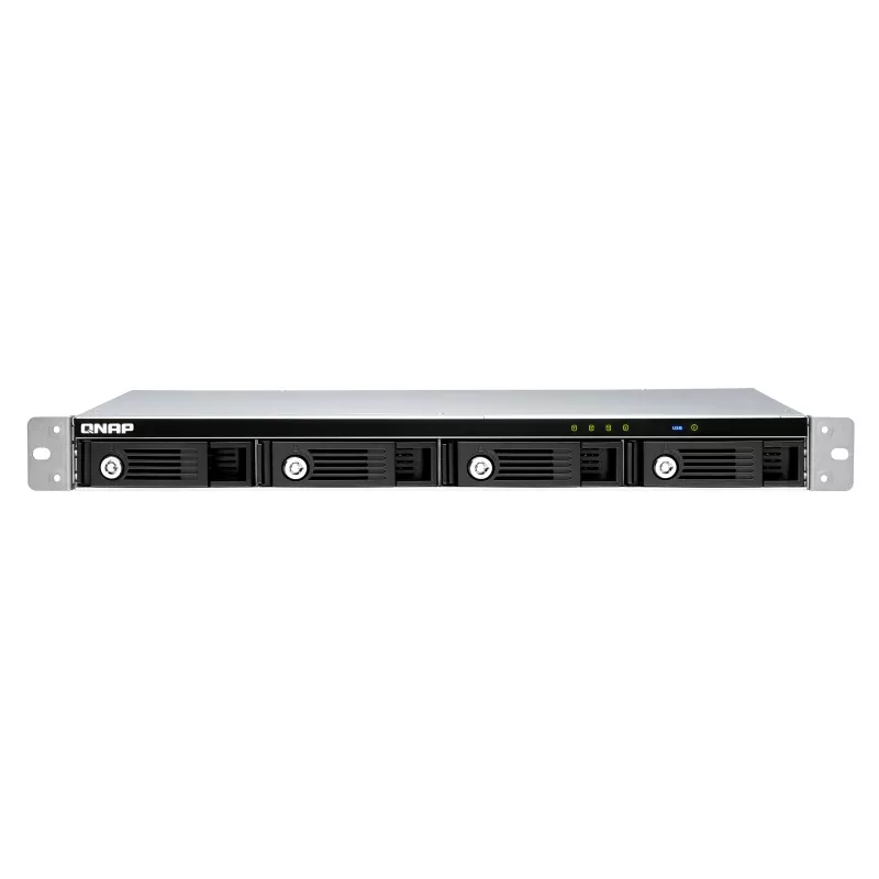 QNAP 4-bay 1U 12 short-depth rackmount 3,5