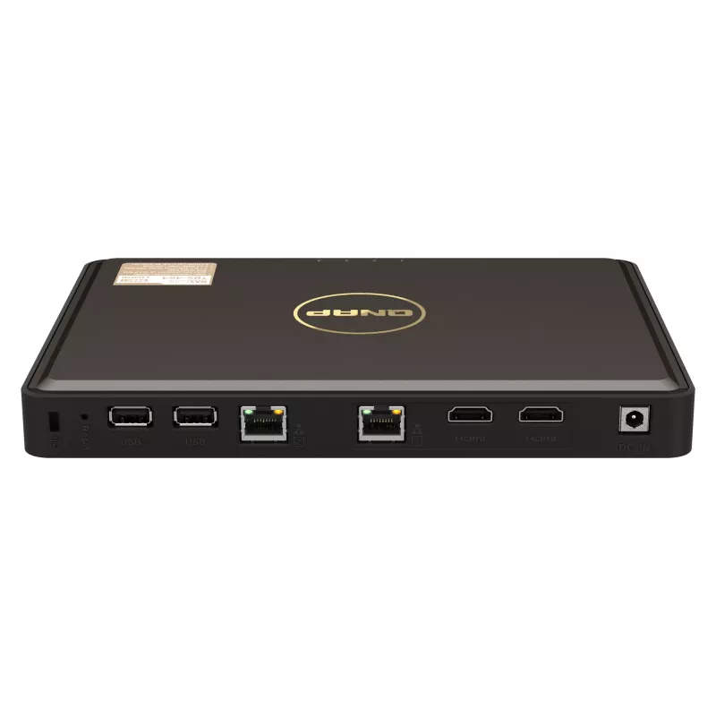 QNAP TBS-464 NAS Desktop Intel® Celeron® N5105 8 GB DDR4 0 TB QNAP Turbo System čierna