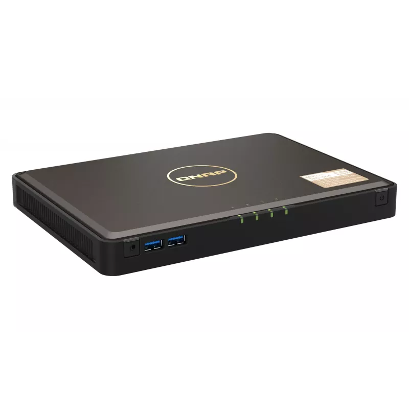 QNAP TBS-464 NAS Desktop Intel® Celeron® N5105 8 GB DDR4 0 TB QNAP Turbo System čierna