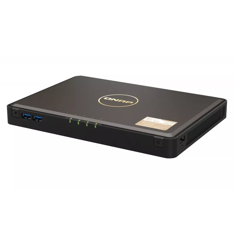 QNAP TBS-464 NAS Desktop Intel® Celeron® N5105 8 GB DDR4 0 TB QNAP Turbo System čierna