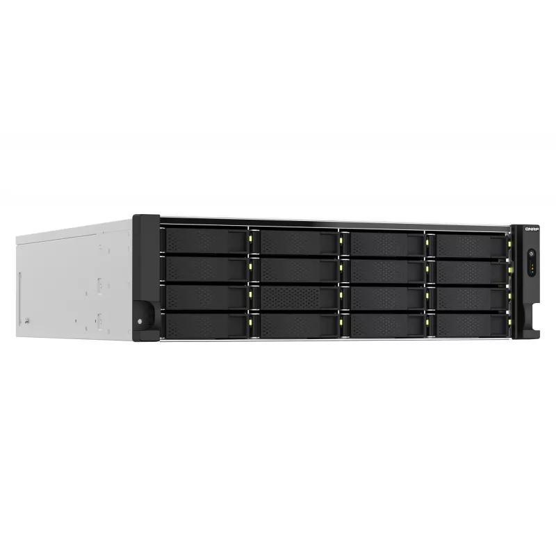 QNAP TS-h2287XU-RP NAS Rack (3U) Intel Xeon E E-2336 32 GB DDR4 0 TB QuTS hero Black, biela