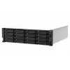 QNAP TS-h2287XU-RP NAS Rack (3U) Intel Xeon E E-2336 32 GB DDR4 0 TB QuTS hero Black, biela