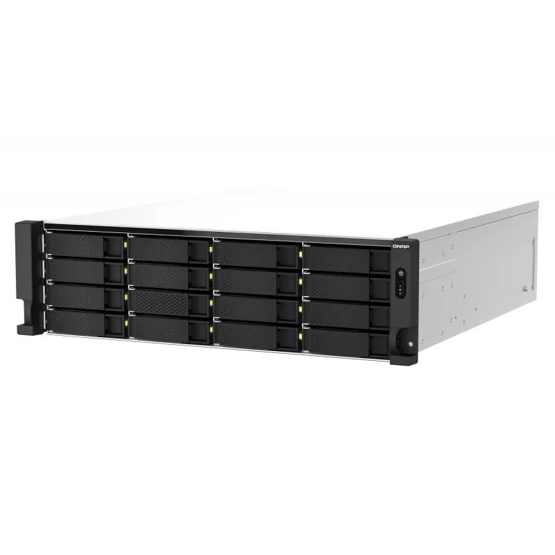 QNAP TS-h2287XU-RP NAS Rack (3U) Intel Xeon E E-2336 32 GB DDR4 0 TB QuTS hero Black, biela