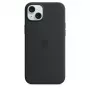 Puzdro Apple iPhone 15 Plus Silicone Case s MagSafe čierna