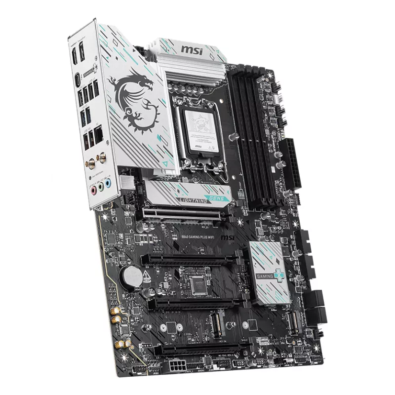 Základná doska MSI B860 GAMING PLUS WIFI — Intel B860, LGA 1851, ATX, DDR5, 4x DIMM, 3x M.2, Wi‑Fi 7, 5GbE