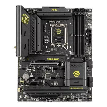 Základná doska MSI MAG B860 TOMAHAWK WIFI — Intel B860, LGA 1851, ATX, DDR5, 4x DIMM, 3x M.2, Wi‑Fi 7, 5GbE