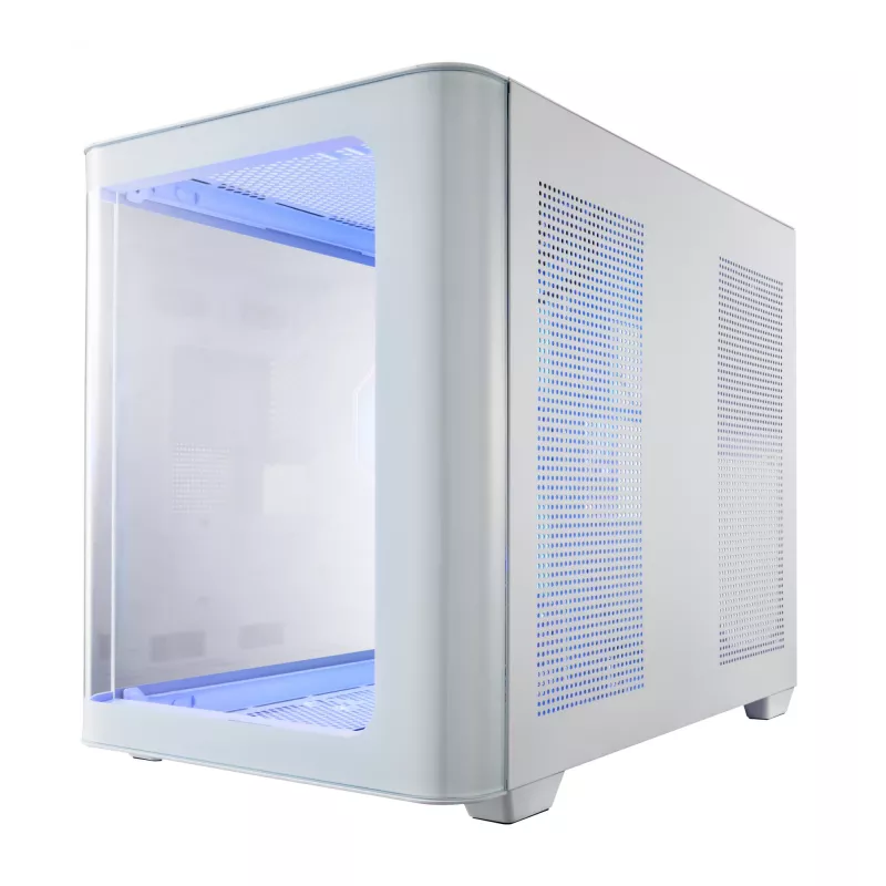 FSP S380-WA skriňa Mini Tower mITX, mATX biela ARGB