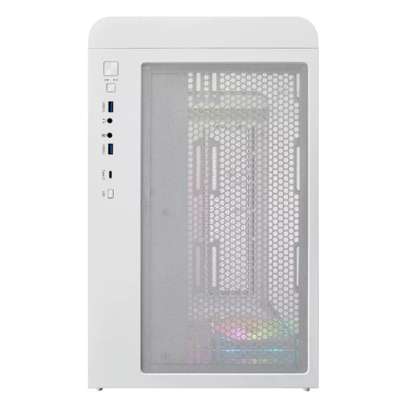 FSP S380-WA skriňa Mini Tower mITX, mATX biela ARGB
