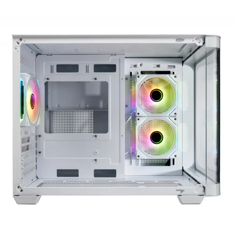 FSP S380-WA skriňa Mini Tower mITX, mATX biela ARGB