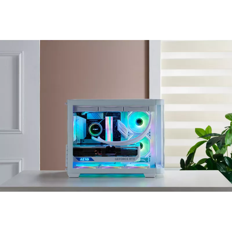 FSP S380-WA skriňa Mini Tower mITX, mATX biela ARGB