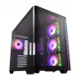 FSP M580-BA skriňa Midi Tower mITX, mATX čierna ARGB