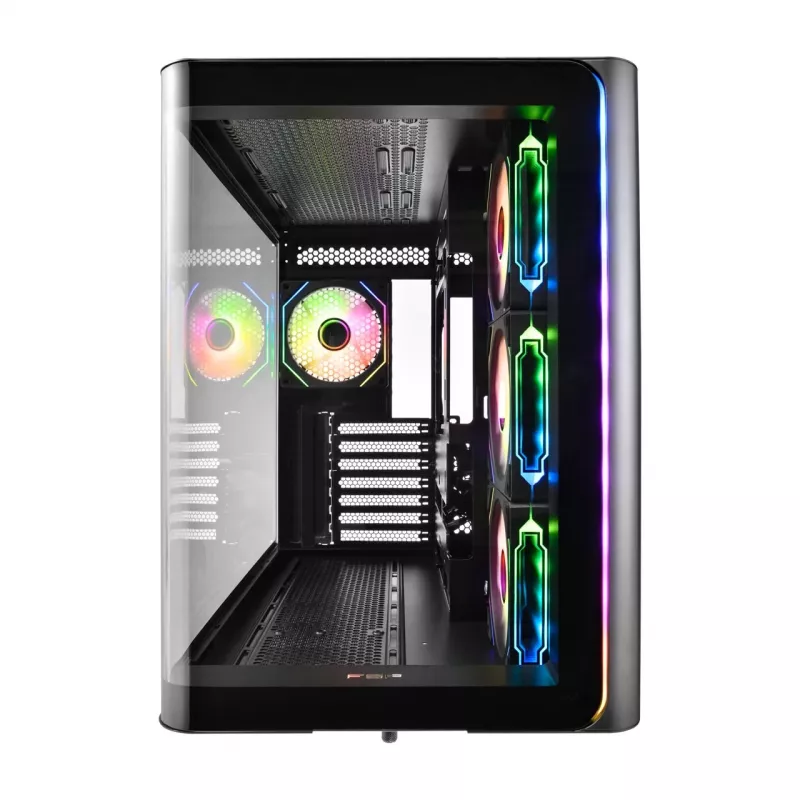 FSP M580-BA skriňa Midi Tower mITX, mATX čierna ARGB