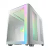 FSP M580-WA skriňa Midi Tower mITX, mATX biela ARGB, Midi Tower, PC, biela, ATX, micro ATX, Mini-ITX, sklo, SPCC, Gaming