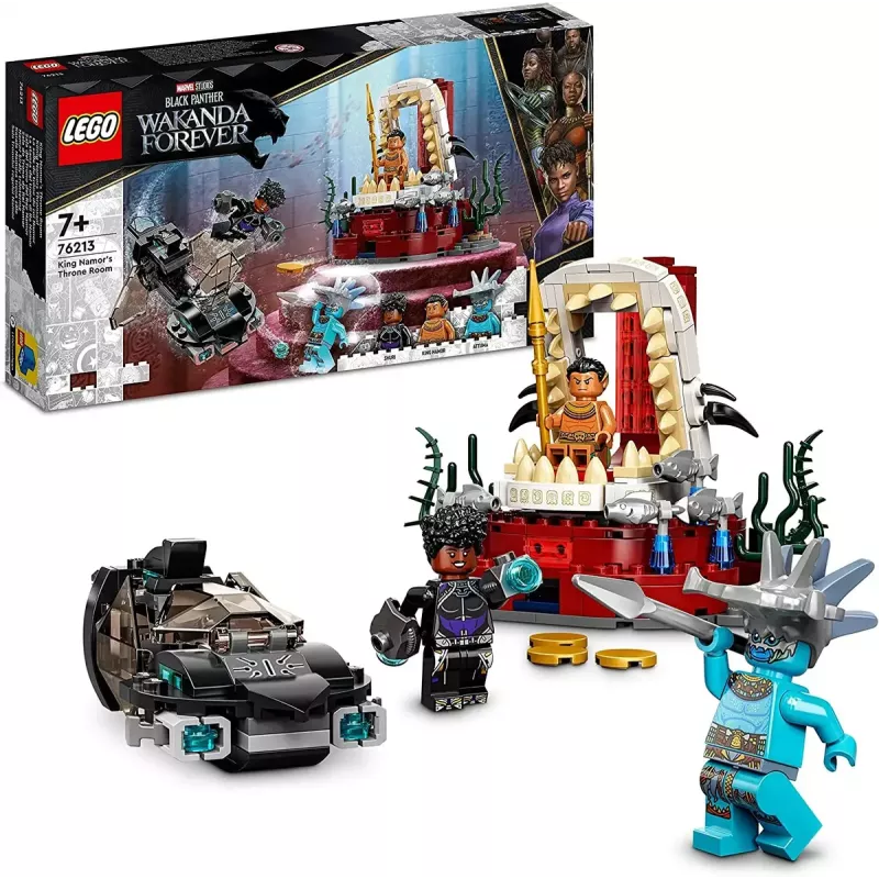 LEGO Super Heroes Marvel 76213 Trónna sieň kráľa Namora, 355 dielikov, 7+