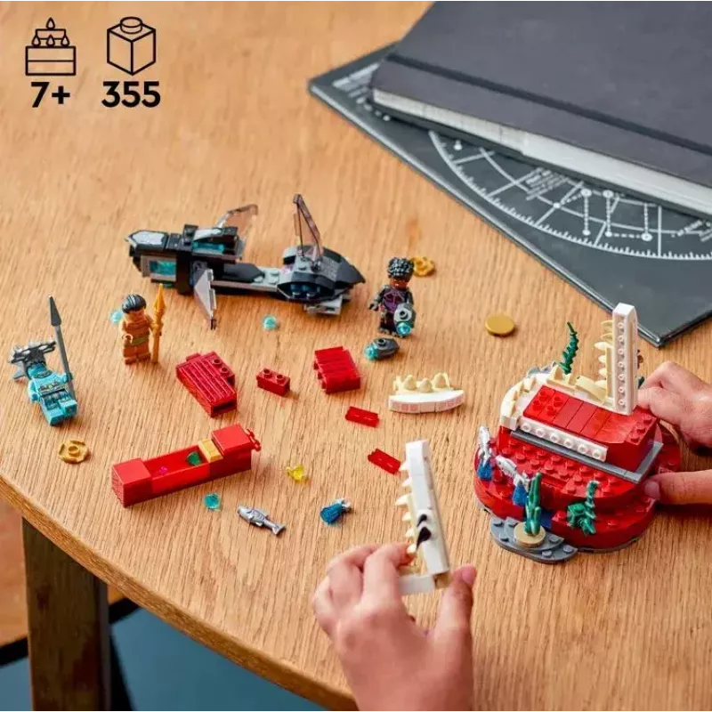 LEGO Super Heroes Marvel 76213 Trónna sieň kráľa Namora, 355 dielikov, 7+